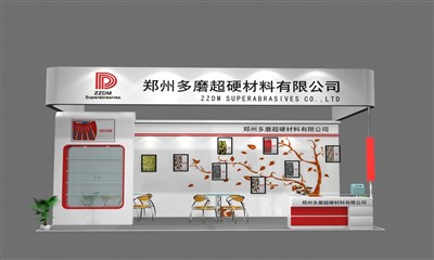 18平米展臺設(shè)計制作：三面開口/現(xiàn)代/木質(zhì)結(jié)構(gòu)/白色，為能源展展商而作（免費使用）